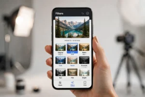 Lightroom Mod APK photo editing on Android phone
